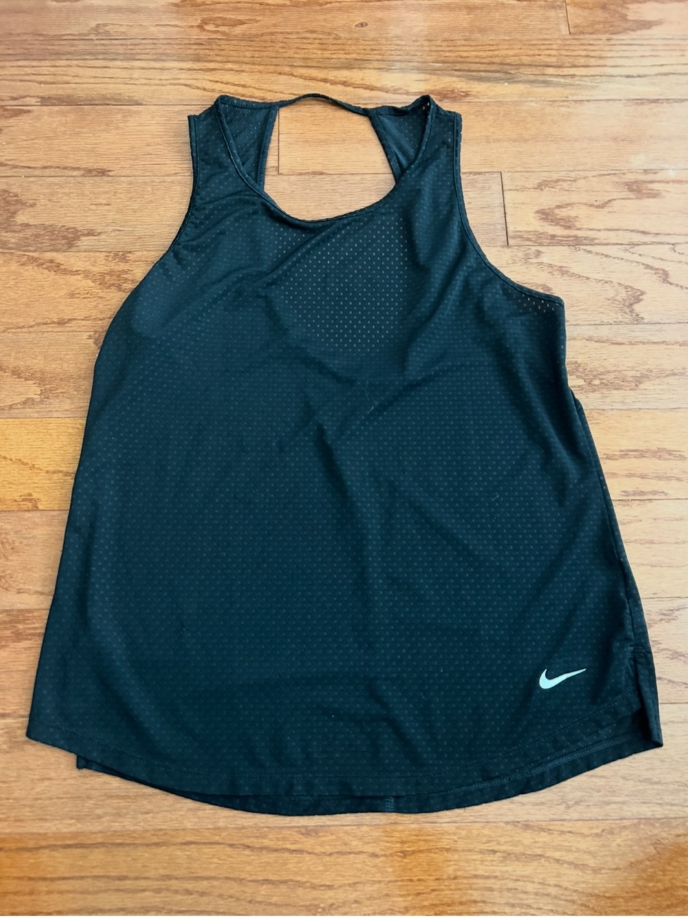 Nike Dri-FIT Black Racerback Athletic Tank Top Women's Small Workout Running - Picture 3 of 7